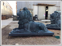 銅獅子雕像 銅獅子雕像