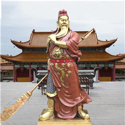 鑄銅關公像 鑄銅關公像