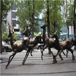 群鹿雕塑 群鹿雕塑