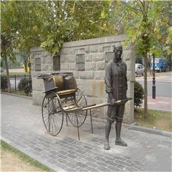 黃包車雕塑 黃包車雕塑