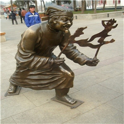 皮影戲雕塑圖片 皮影戲雕塑圖片