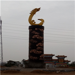 龍柱銅雕 龍柱銅雕