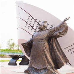 廣場劉備銅像 廣場劉備銅像