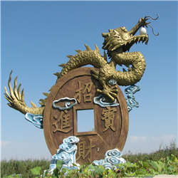 飛龍銅雕塑 飛龍銅雕塑