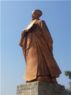 大型諸葛亮銅雕塑 大型諸葛亮銅雕塑