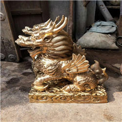 加工銅麒麟 加工銅麒麟