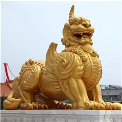 園林銅貔貅雕塑 園林銅貔貅雕塑